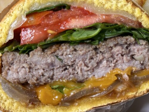 Tteokgalbi burger